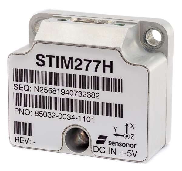 STIM277H is a small, tactical grade, affordable, robust and reliable, ultra high performance axis MEMS gyro module